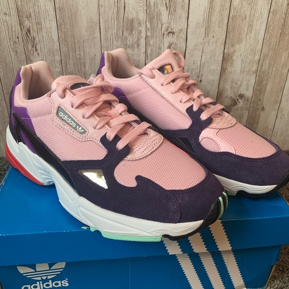 adidas Shoes - Adidas Falcon Pink and Purple Sneakers